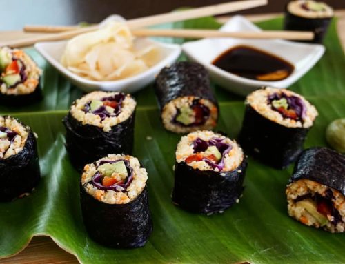 Rohkost-Sushi -vegan, basisch