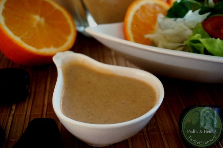 Orangen-Dattel Vinaigrette – Tierfreischnauze